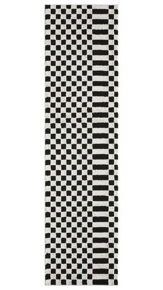 Jaipur Living Jaida Casa JID23 Ivory/Black Area Rug by Label J Runner Image