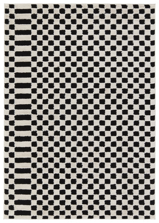 Jaipur Living Jaida Casa JID23 Ivory/Black Area Rug by Label J Main Image