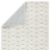 Jaipur Living Jaida Verdant JID29 Ivory Machine Washable Area Rug by Label J Backing Image
