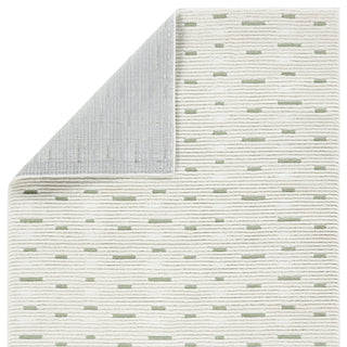 Jaipur Living Jaida Verdant JID29 Ivory Machine Washable Area Rug by Label J Backing Image