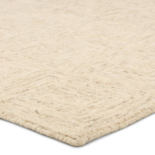 Jaipur Living Kafes Aleric KAF02 White/Gray Area Rug Corner Image