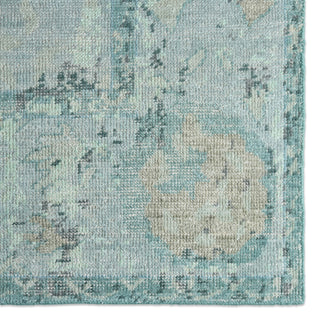 Jaipur Living Kai Alessia KAI02 Aqua/Beige Area Rug Detail Image