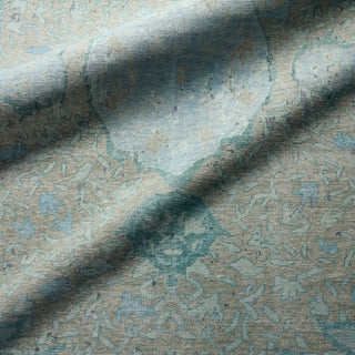 Jaipur Living Kai Alessia KAI02 Aqua/Beige Area Rug Lifestyle Image Feature