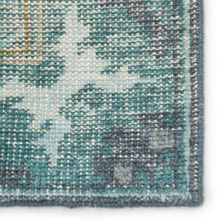 Jaipur Living Kai Modify KAI05 Teal/Olive Area Rug Detail Image