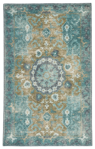Jaipur Living Kai Modify KAI05 Teal/Olive Area Rug main image