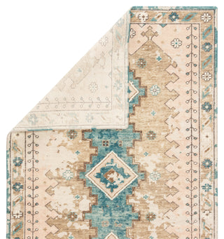 Jaipur Living Kai Pathos KAI09 Pink/Blue Area Rug Backing Image