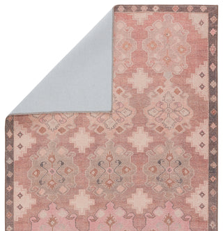 Jaipur Living Kairos Chilton KAR03 Pink/Brown Area Rug by Vibe Backing Image