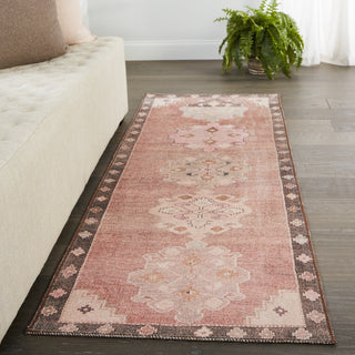 Jaipur Living Kairos Chilton KAR03 Pink/Brown Area Rug by Vibe Corner Image