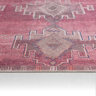 Jaipur Living Kairos Evadne KAR04 Pink/Blue Area Rug by Vibe Backing Image