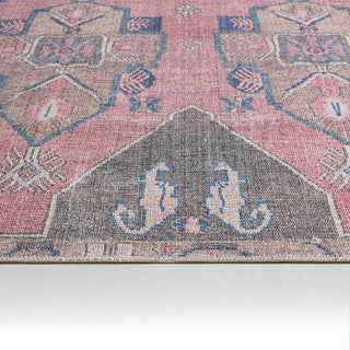 Jaipur Living Kairos Lani KAR06 Pink/Blue Area Rug by Vibe Backing Image