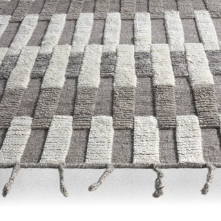 Jaipur Living Keoka Izza KEO06 Cream/Taupe Area Rug Backing Image