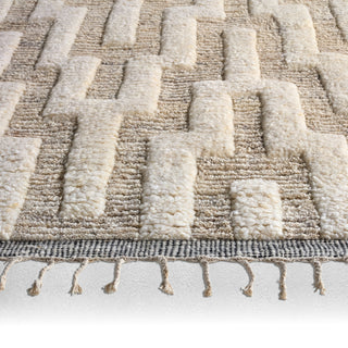 Jaipur Living Keoka Emre KEO08 Cream/Tan Area Rug Backing Image