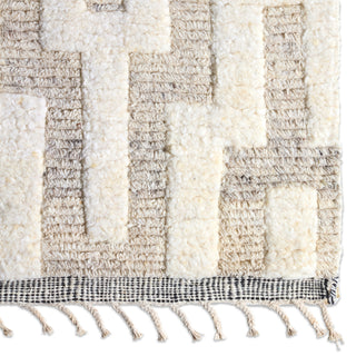 Jaipur Living Keoka Emre KEO08 Cream/Tan Area Rug Detail Image