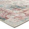Jaipur Living Kalesi Vandran KLS10 Dark Red/Teal Machine Washable Area Rug by Label J Corner Image