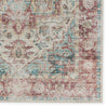 Jaipur Living Kalesi Vandran KLS10 Dark Red/Teal Machine Washable Area Rug by Label J Detail Image