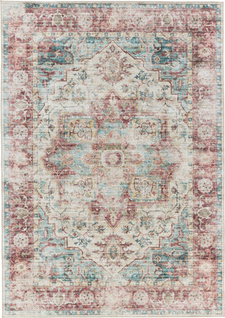 Jaipur Living Kalesi Vandran KLS10 Dark Red/Teal Machine Washable Area Rug by Label J main image
