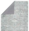 Jaipur Living Keyara By Issa KNC01 Light Blue/Light Gray Area Rug Nikki Chu Backing Image