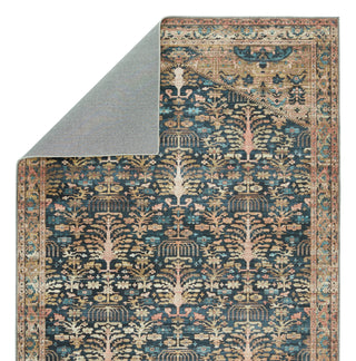 Jaipur Living Keyara By Jayven KNC04 Blue/Tan Area Rug Nikki Chu Backing Image