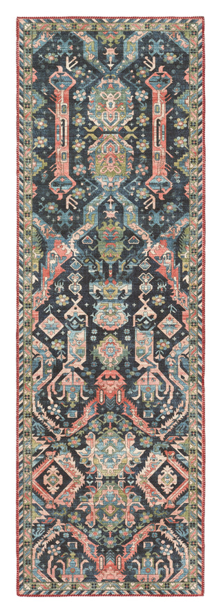 Jaipur Living Keyara By Teleza KNC06 Dark Blue/Clay Area Rug Nikki Chu Runner Image