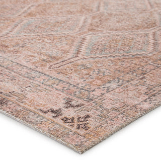 Jaipur Living Kindred Marquesa KND01 Light Pink/Blue Area Rug Corner Image