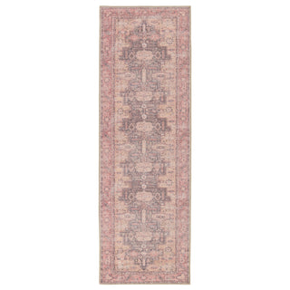 Jaipur Living Kindred Cosima KND06 Pink/Dark Purple Area Rug Runner Image