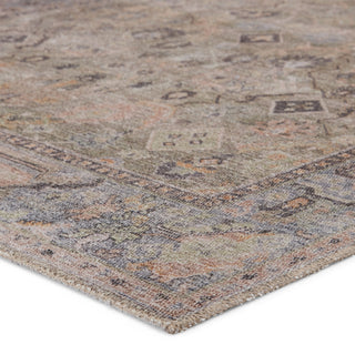 Jaipur Living Kindred Avin KND09 Green/Blue Area Rug Corner Image