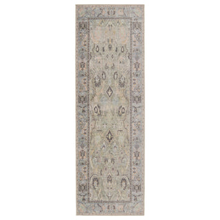 Jaipur Living Kindred Avin KND09 Green/Blue Area Rug Runner Image