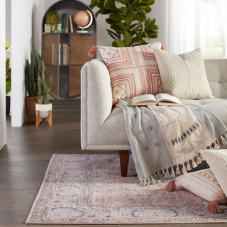 Jaipur Living Kindred Kadin KND10 Pink/Blue Area Rug Collection Image