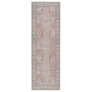 Jaipur Living Kindred Kadin KND10 Pink/Blue Area Rug Runner Image