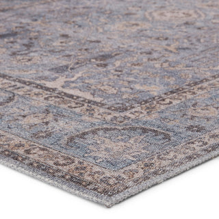 Jaipur Living Kindred Kadin KND12 Blue/Gray Area Rug Corner Image