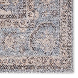 Jaipur Living Kindred Kadin KND12 Blue/Gray Area Rug Detail Image