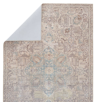 Jaipur Living Kindred Parisa KND14 Light Blue/Light Tan Area Rug Backing Image