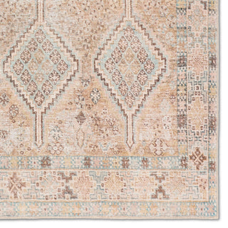 Jaipur Living Kindred Marquesa KND20 Yellow/Tan Machine Washable Area Rug Detail Image