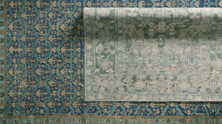 Jaipur Living Kindred Corvelle KND21 Green Machine Washable Area Rug Collection Image