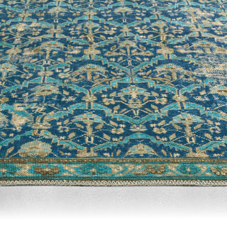 Jaipur Living Kindred Palladio KND22 Blue Machine Washable Area Rug Backing Image