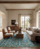 Jaipur Living Kindred Palladio KND22 Blue Machine Washable Area Rug Lifestyle Image