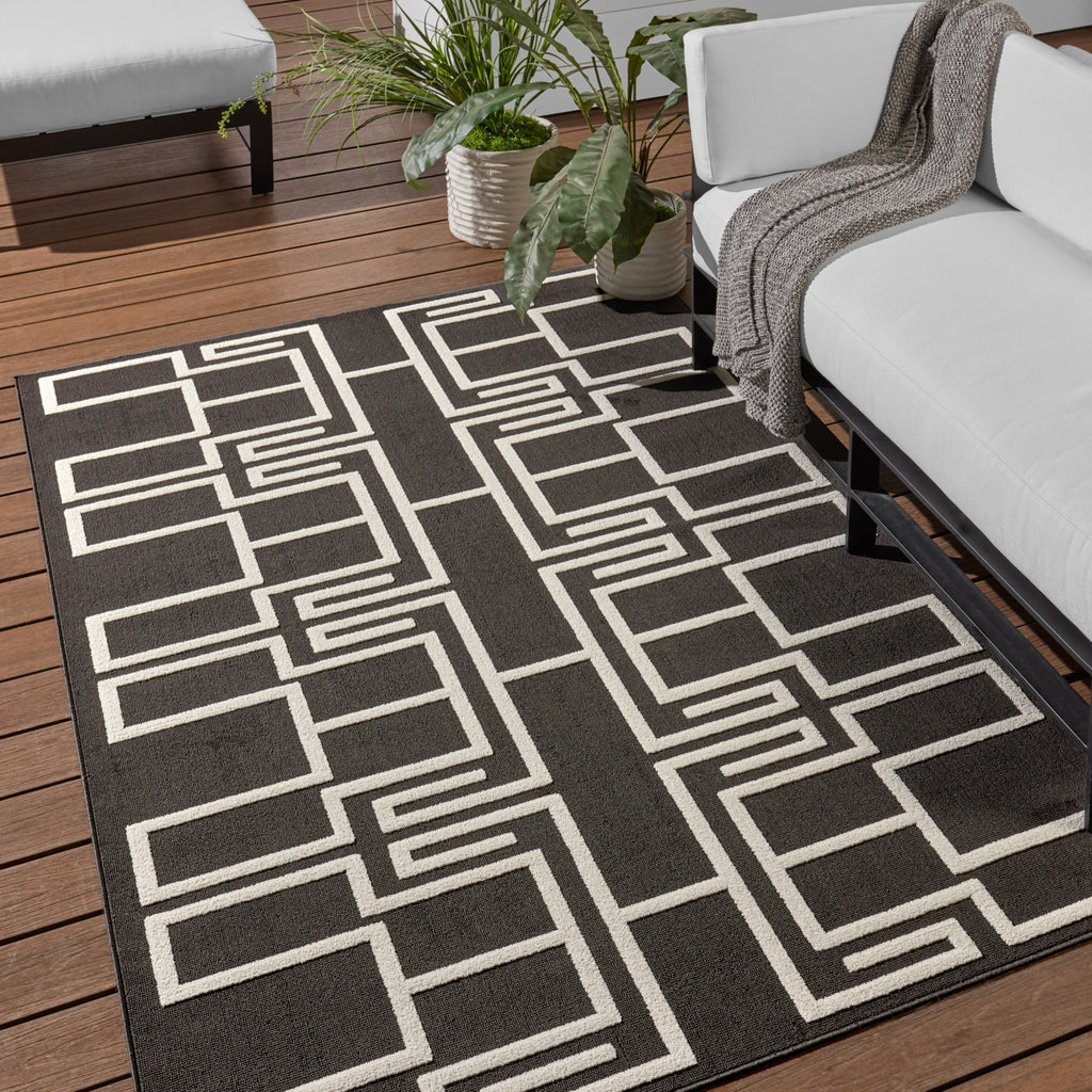 Jaipur Living Kysa Odion KYS03 Black/White Area Rug by Vibe Lifestyle Image Feature