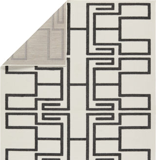 Jaipur Living Kysa Odion KYS04 White/Charcoal Area Rug by Vibe