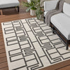 Jaipur Living Kysa Odion KYS04 White/Charcoal Area Rug by Vibe Lifestyle Image Feature