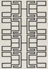 Jaipur Living Kysa Odion KYS04 White/Charcoal Area Rug by Vibe