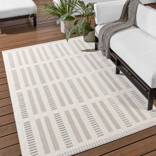 Jaipur Living Kysa Adisa KYS05 Cream/Gray Area Rug by Vibe Lifestyle Image Feature