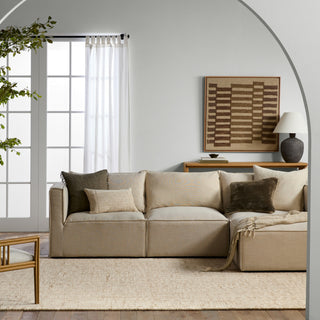 Jaipur Living Labyrinth Herculean LAB02 Caramel Area Rug Lifestyle Image