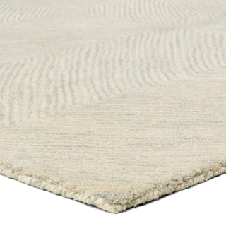 Jaipur Living Labyrinth Tulsi LAB04 Cream Machine Washable Area Rug Corner Image