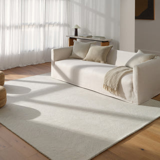 Jaipur Living Labyrinth Tulsi LAB04 Cream Machine Washable Area Rug Main Image