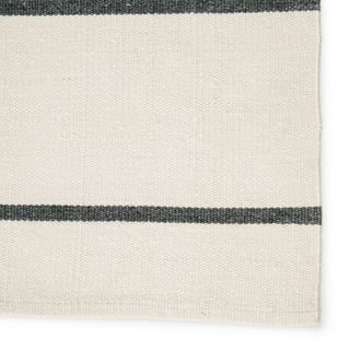Jaipur Living Lanai Corbina LAN04 Ivory/Dark Gray Area Rug Detail Image