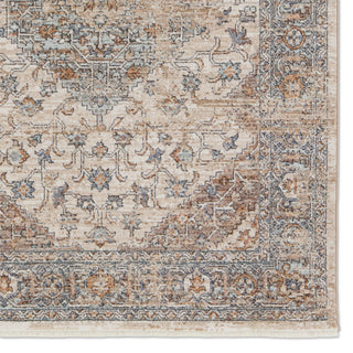 Jaipur Living Lark Heir LAR01 Beige/Blue Area Rug Detail Image