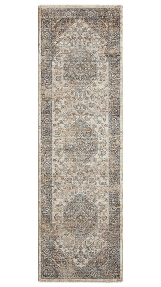 Jaipur Living Lark Heir LAR01 Beige/Blue Area Rug Runner Image