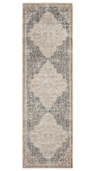 Jaipur Living Lark Lynette LAR03 Tan/Blue Area Rug Runner Image
