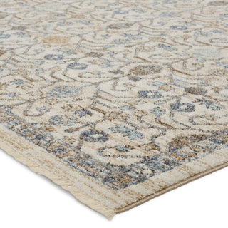 Jaipur Living Lark Primrose LAR04 Blue/Gold Area Rug Corner Image