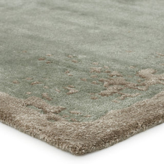 Jaipur Living Lenox Avenue LEN02 Sage/Taupe Area Rug Corner Image